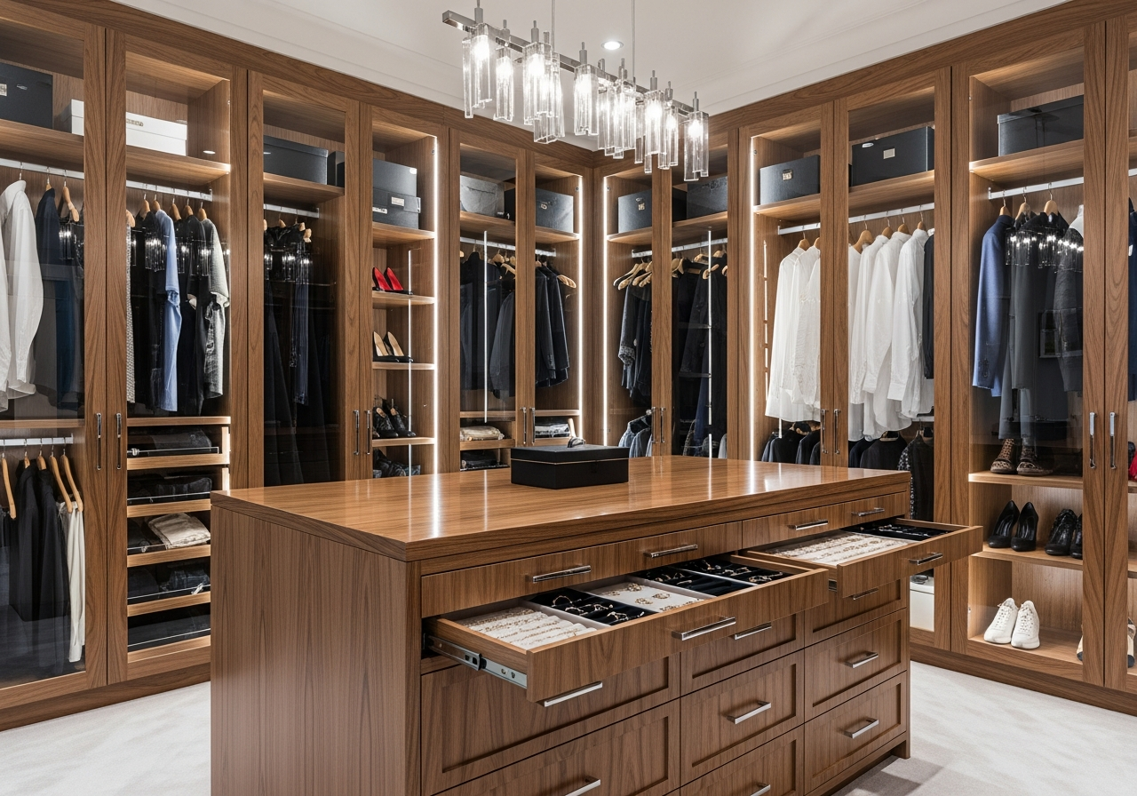 Custom Walk-in Wardrobe Design