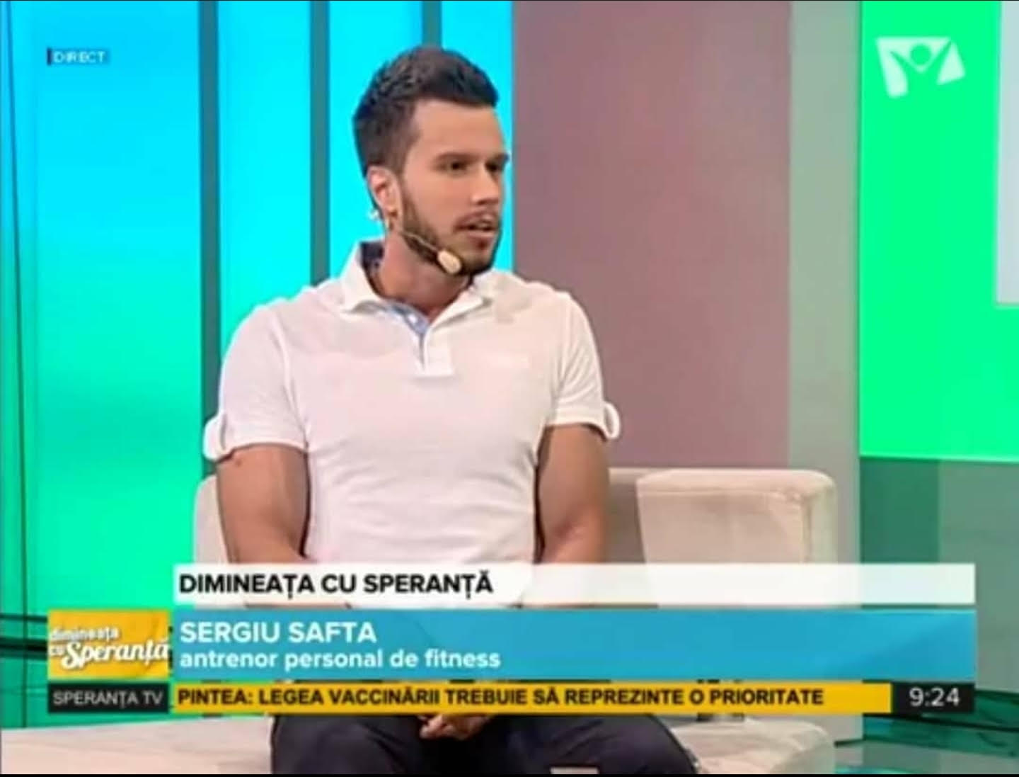 Apariție TV - Dimineața cu Speranța Sergiu Safta