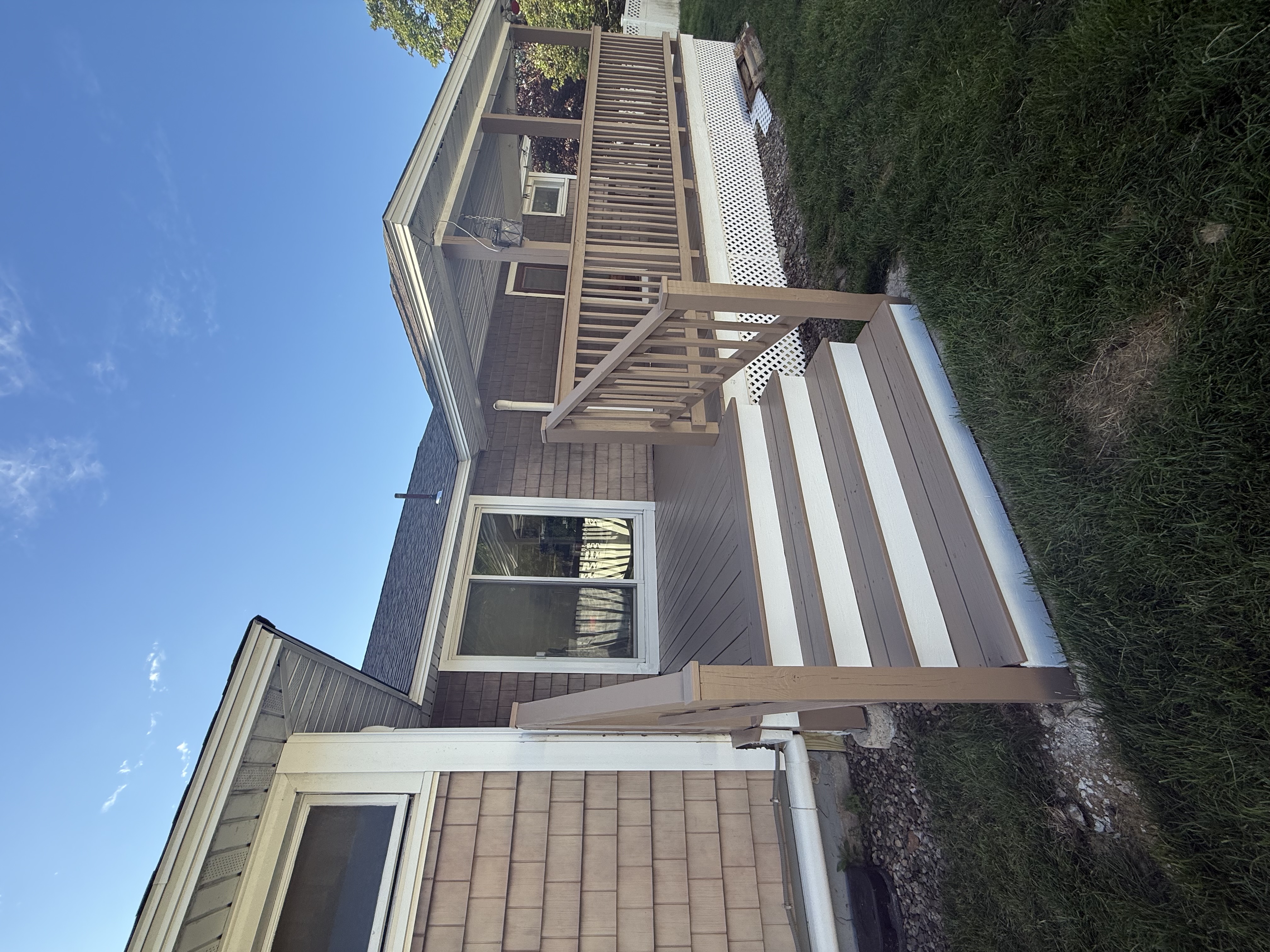 Beautiful custom deck construction