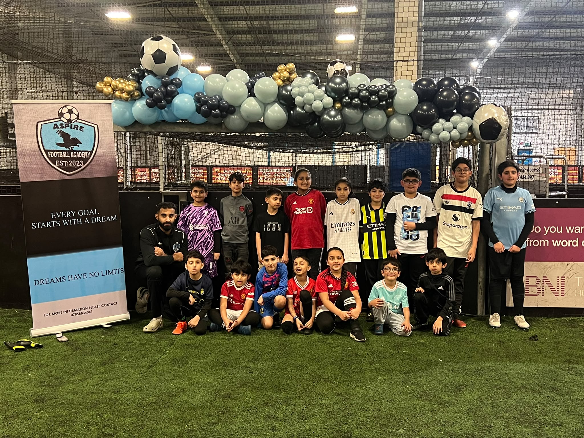 Football birthday party session with Aspire Elite Football Academy
