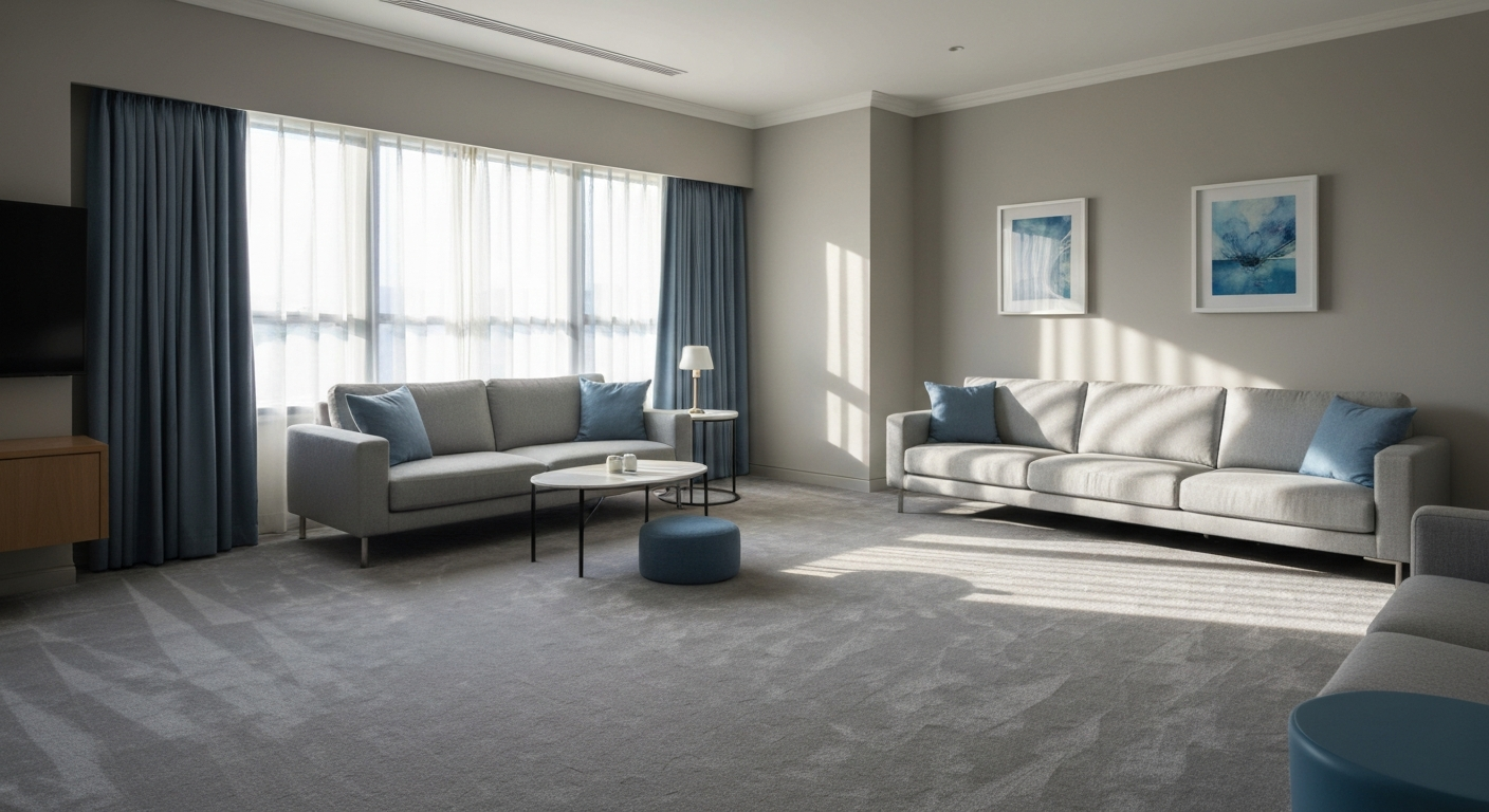 Relaxing, perfectly clean living space