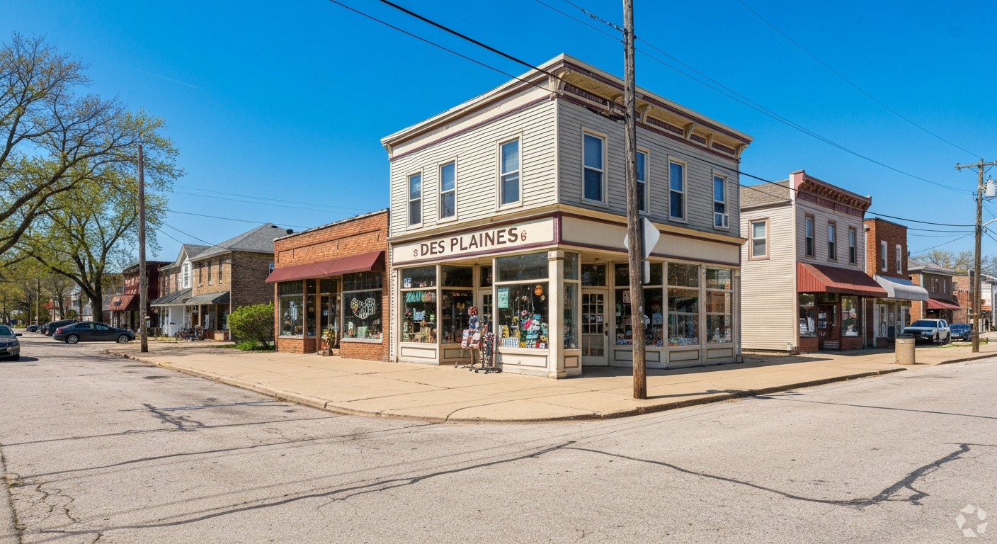 Commercial property in Des Plaines Illinois appraised by Collateral Valuation Services