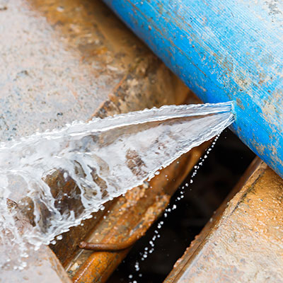 Leak detection inspection photo