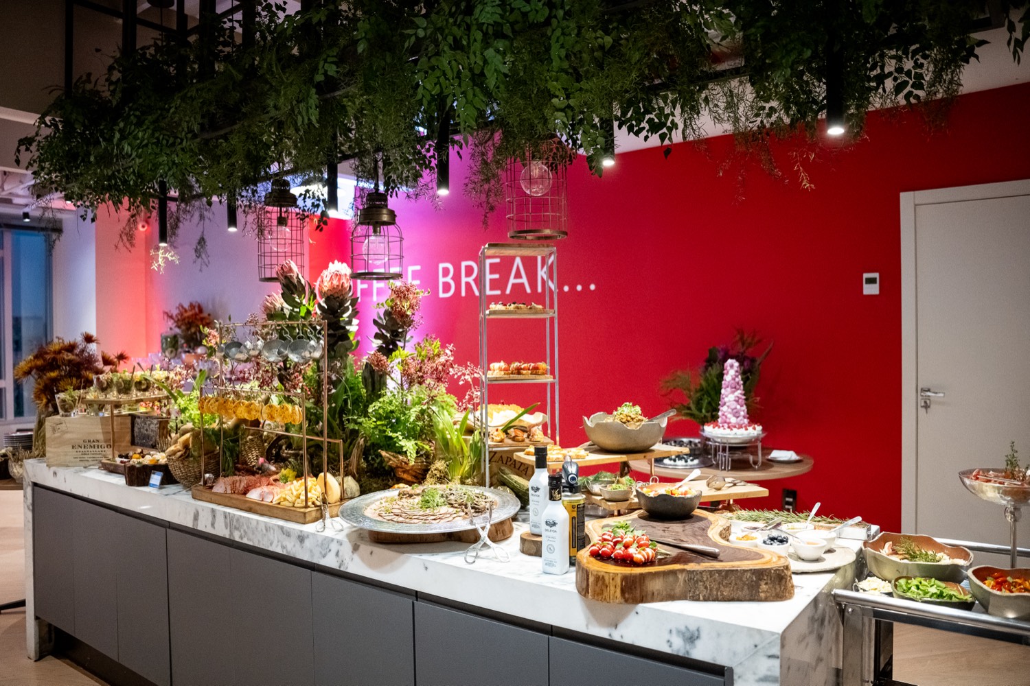 Coffee break de evento corporativo