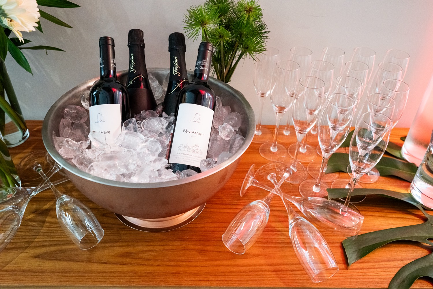Recepção de evento corporativo
