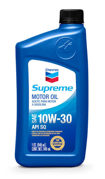 Chevron 10W-30 Motor Oil