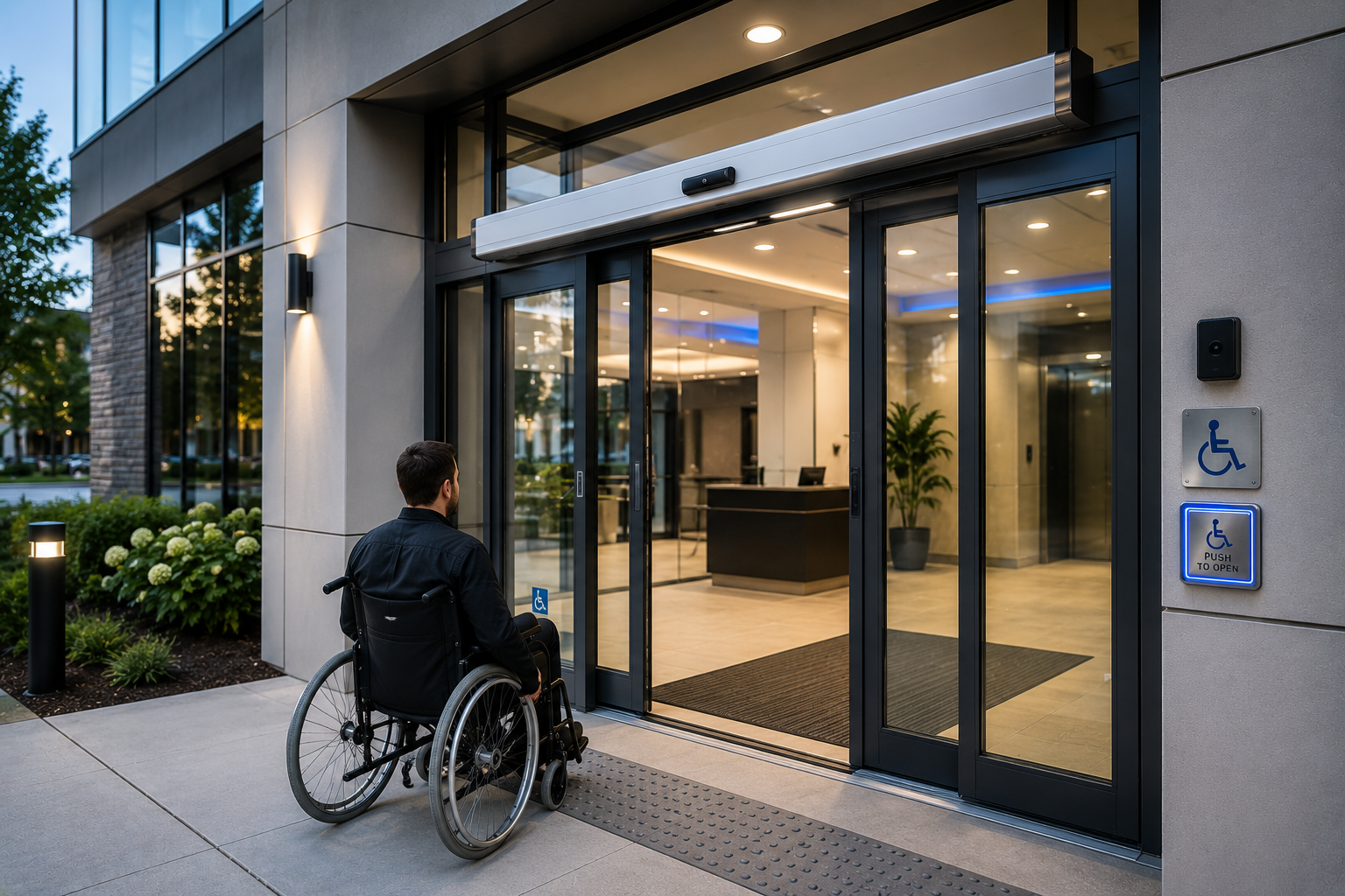 Handicap Door Operator Installation in Ottawa