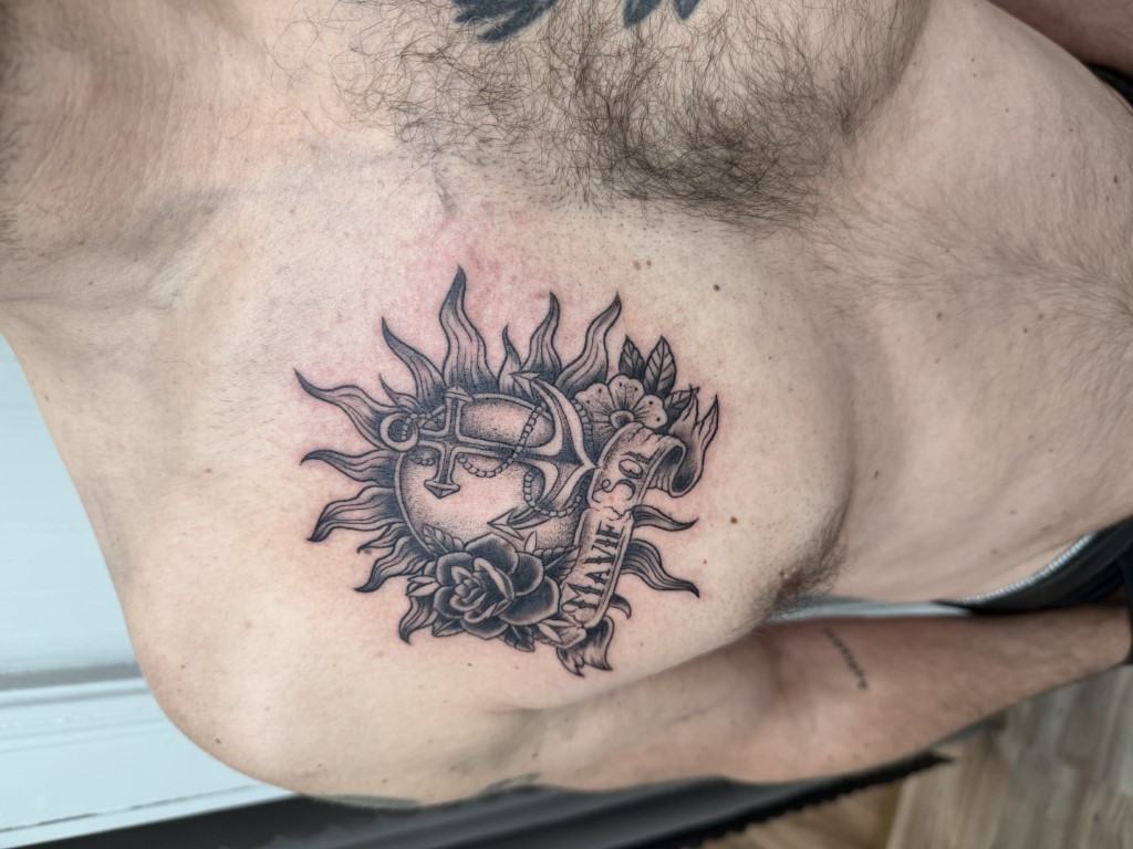 Traditional Black and Grey Family Tattoo Tattoo Studio Salzburg 28