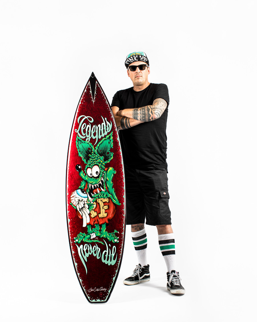 Custom Art Surfboard