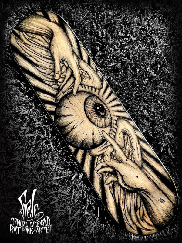 Eyeball Skateboard Deck