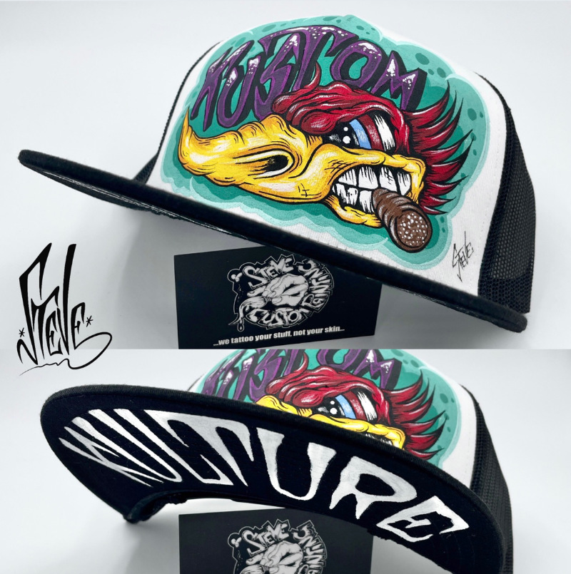 Custom Painted Cap Kustom Vulture