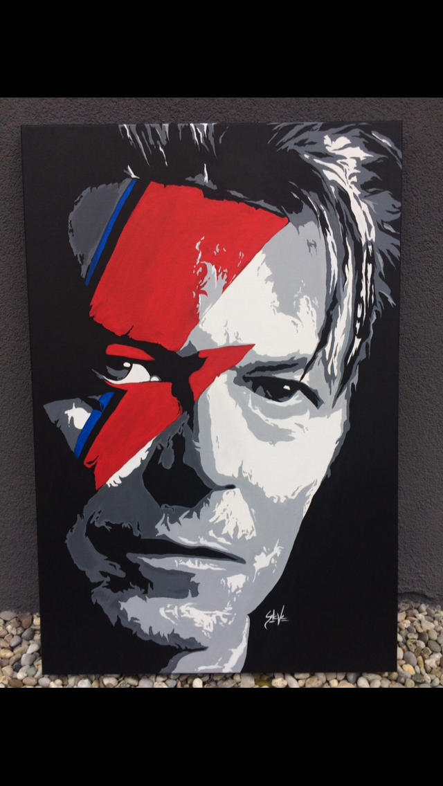 David Bowie Painting