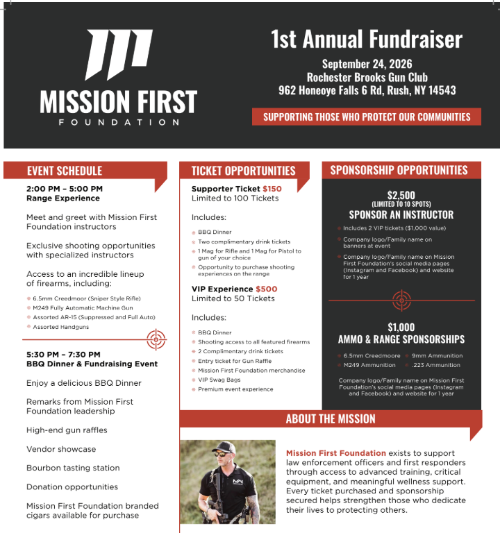 1st Annual Fundraiser Flyer