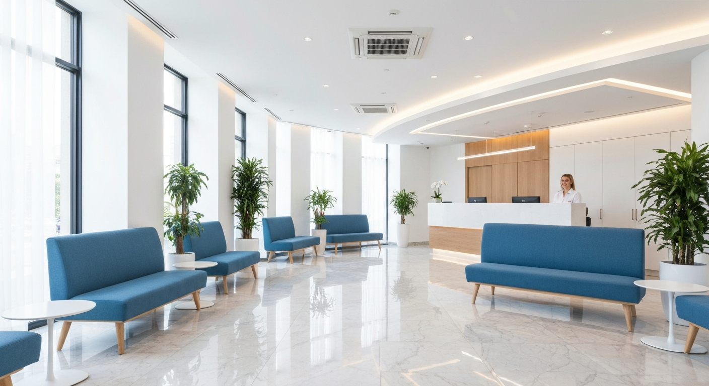 Our modern clinic reception