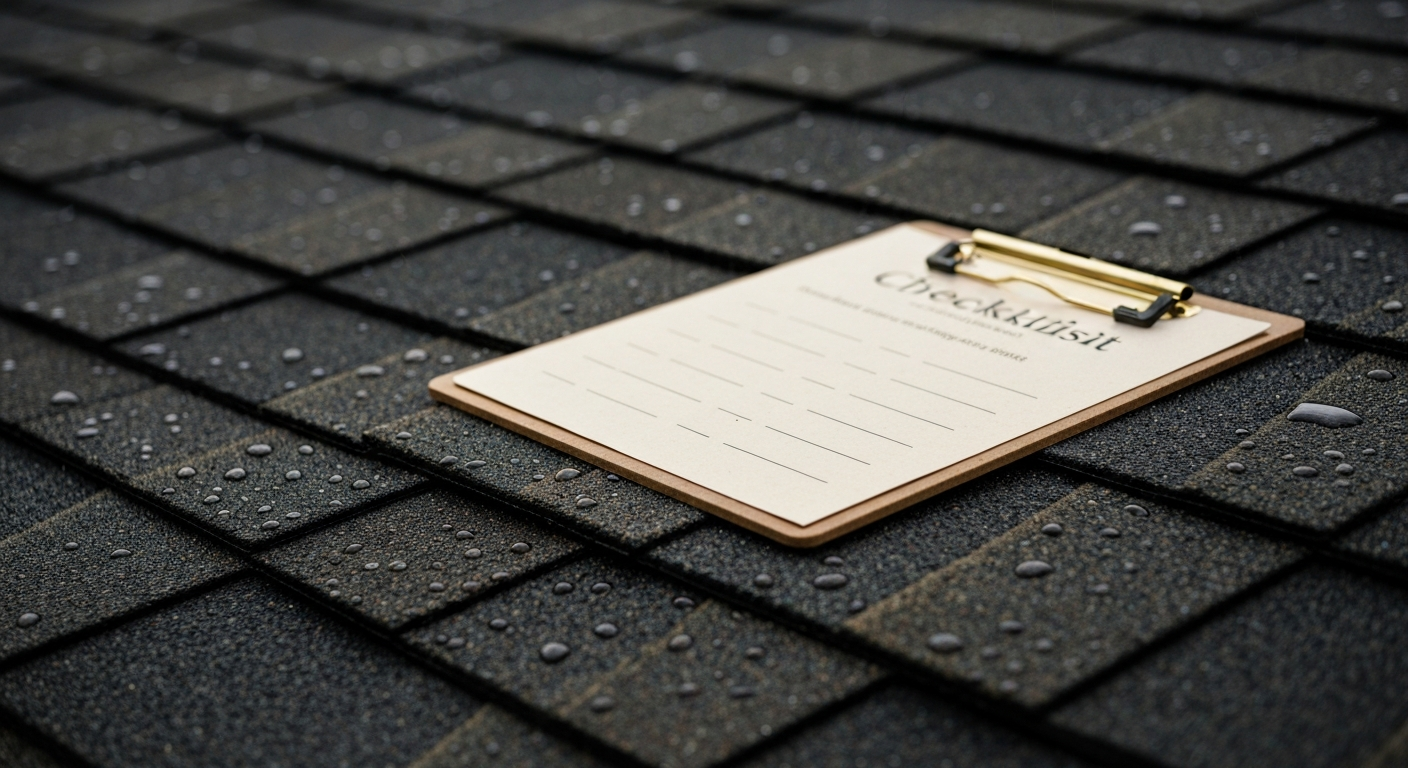 Rainy Season Roof Readiness Checklist