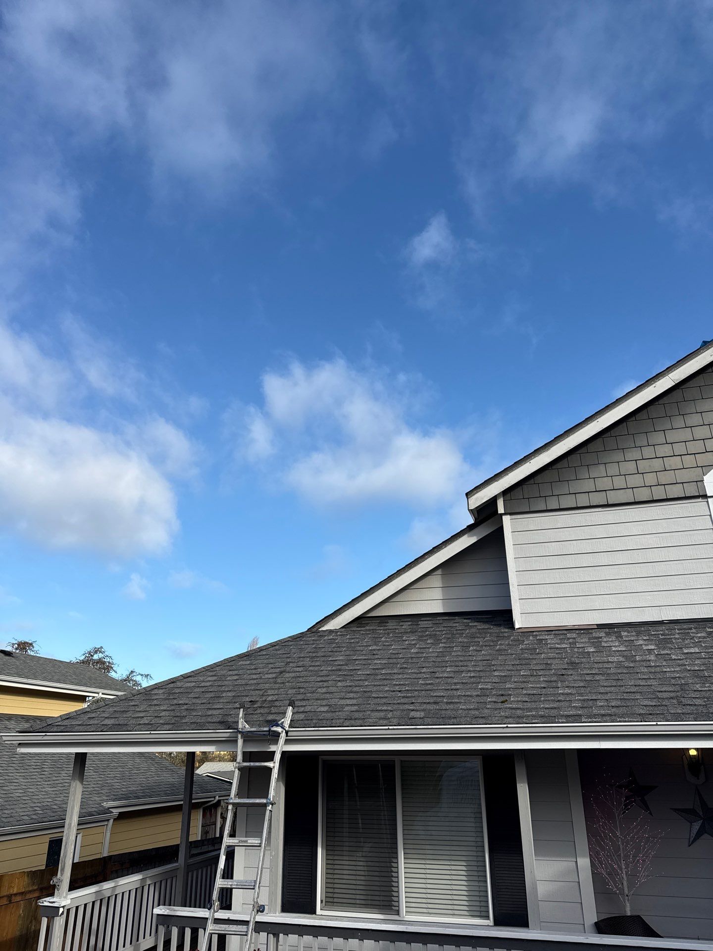 Recent roofing project