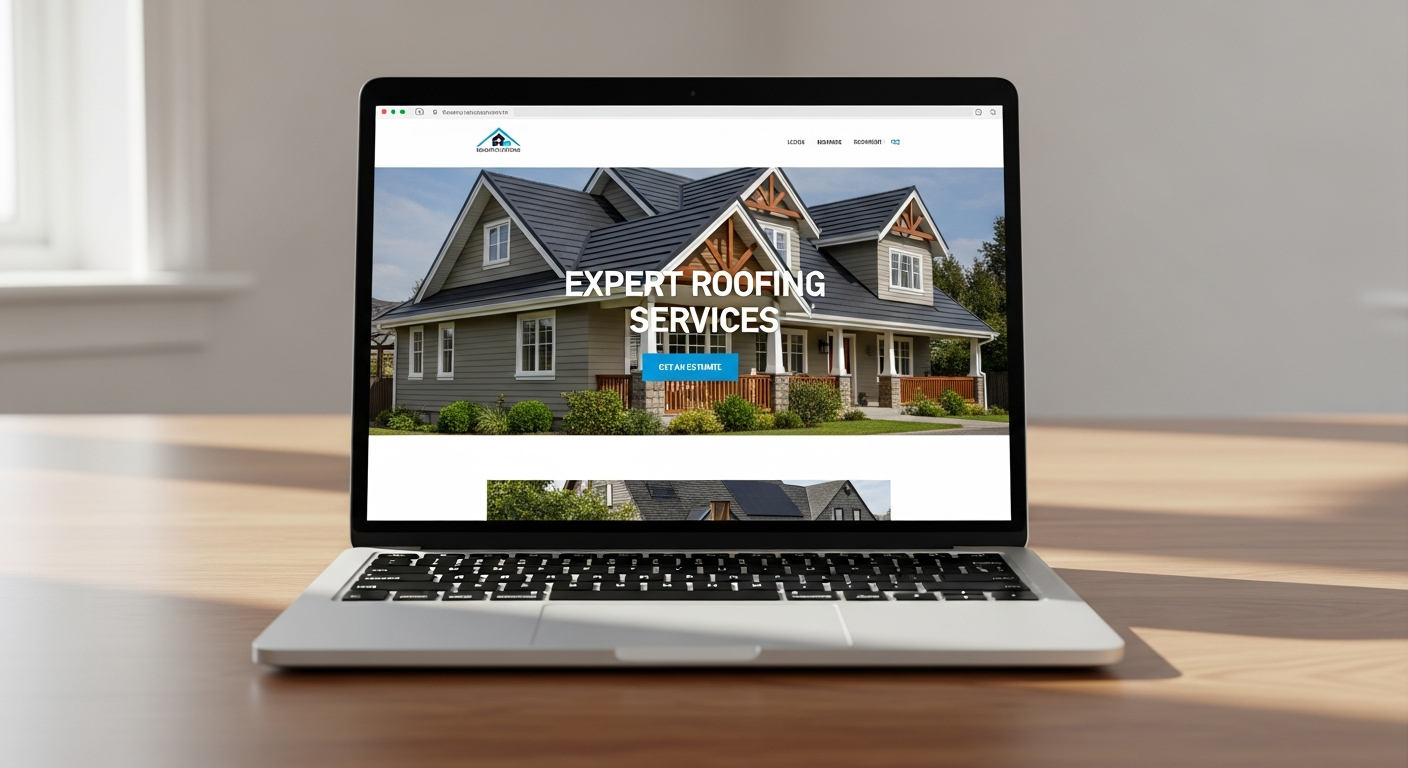 Smart Website on Laptop