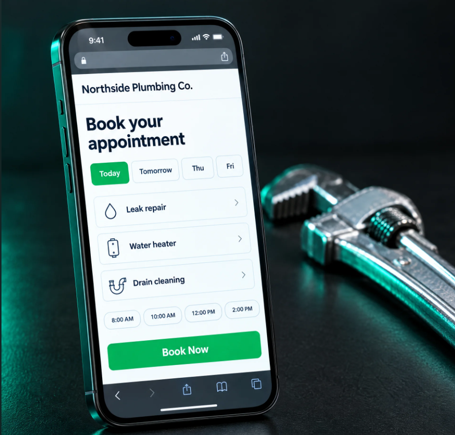 AI Website + Booking Funnel