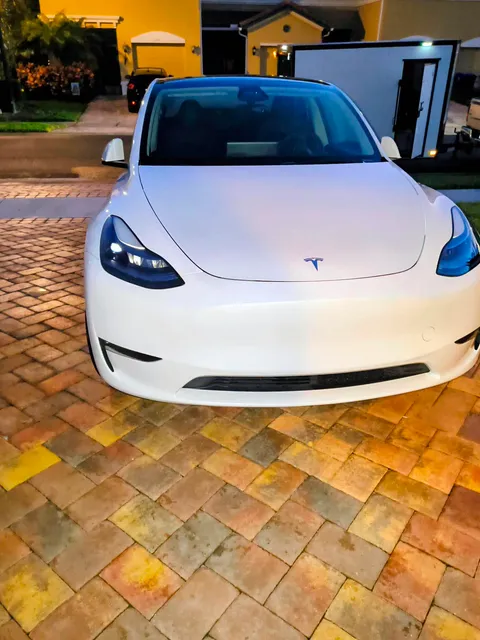 Detailed White Tesla Model Y