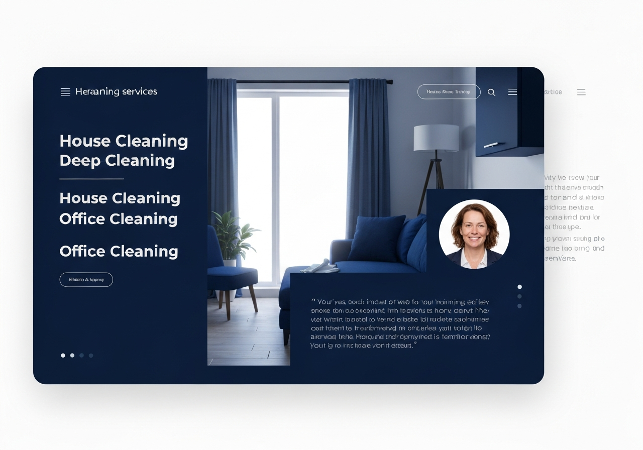 Cleaning website example
