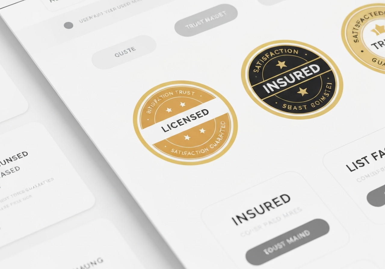 Trust badges preview