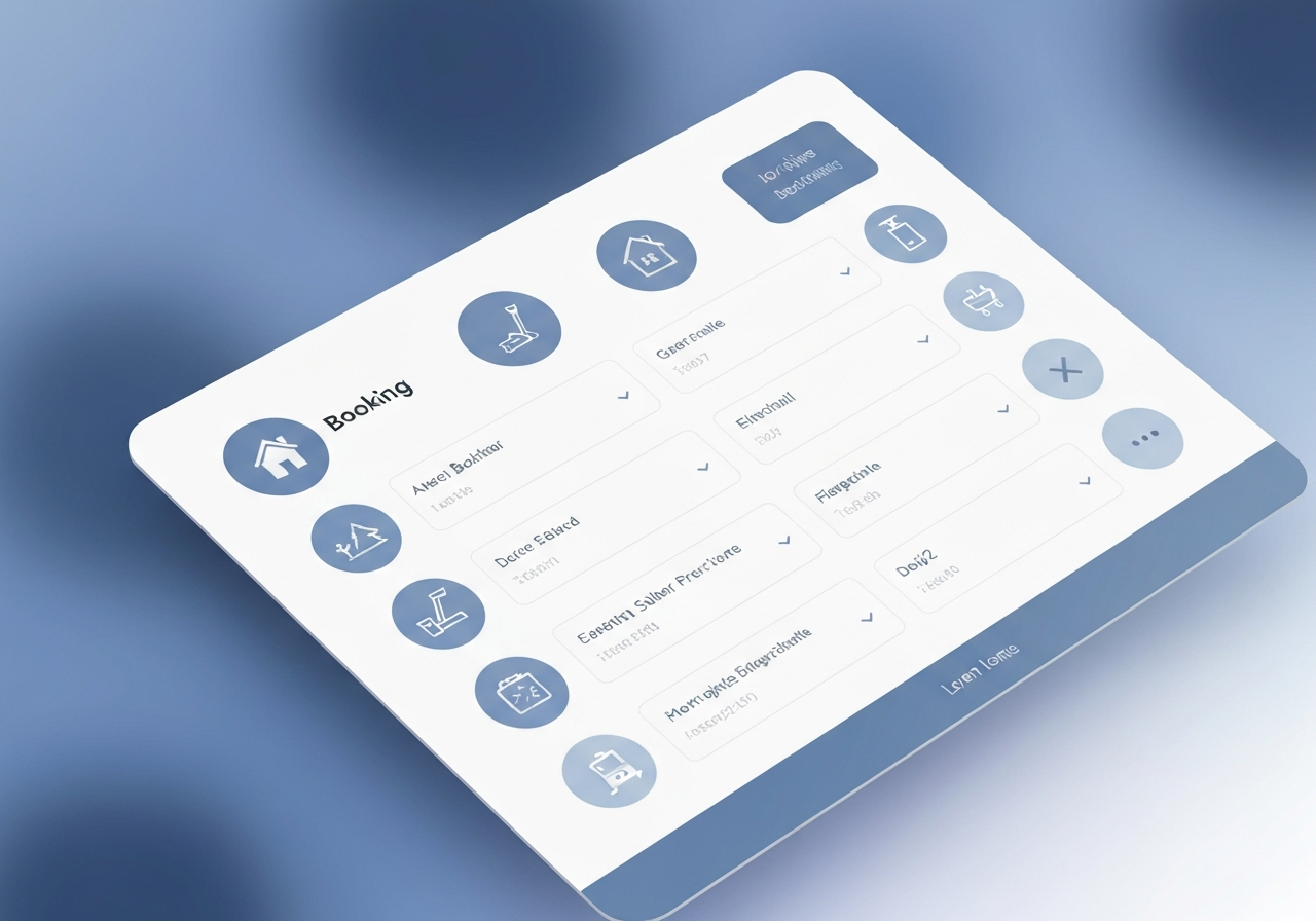 Online booking form preview