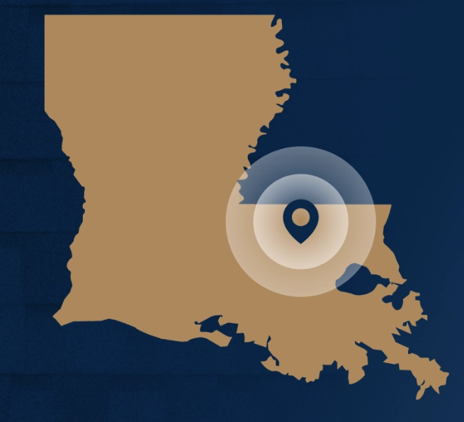 Louisiana Service Area Map