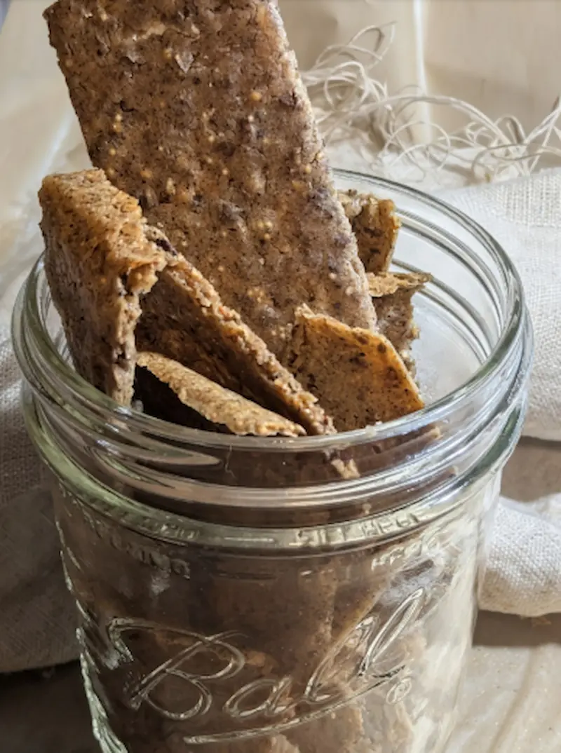 Foraged Wild Seed Crackers
