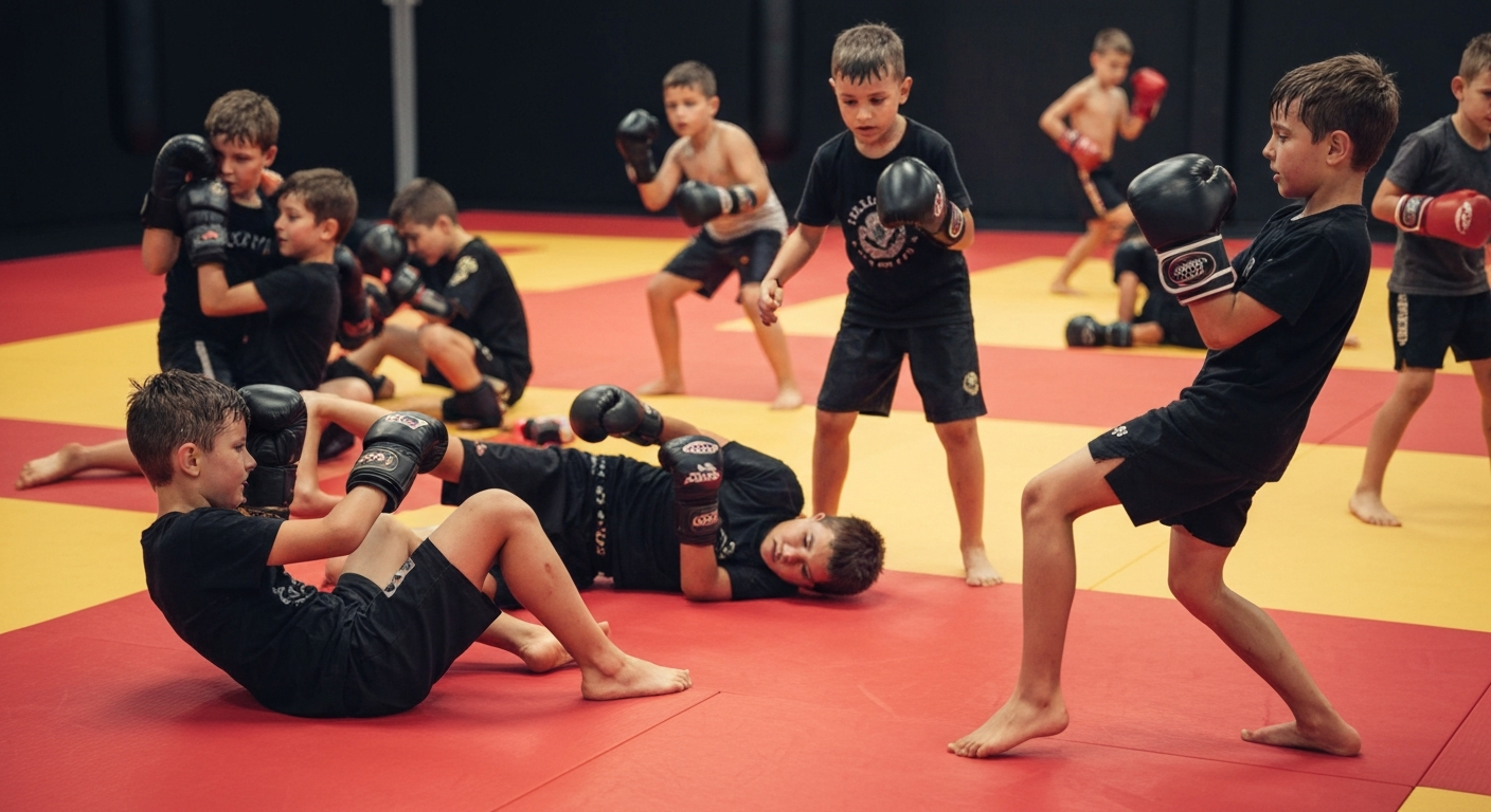 Junior MMA classes Mildura Mildura Brazilian Jiu Jitsu — Junior MMA class