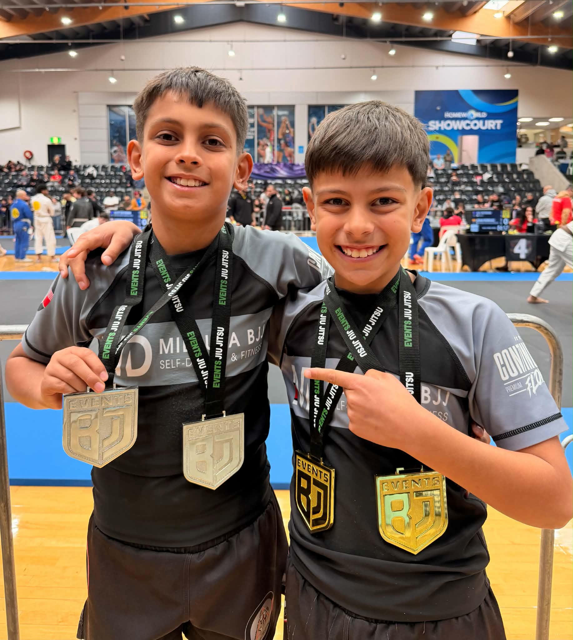 Kids BJJ competition Mildura Mildura Brazilian Jiu Jitsu — State and National Champion Medals