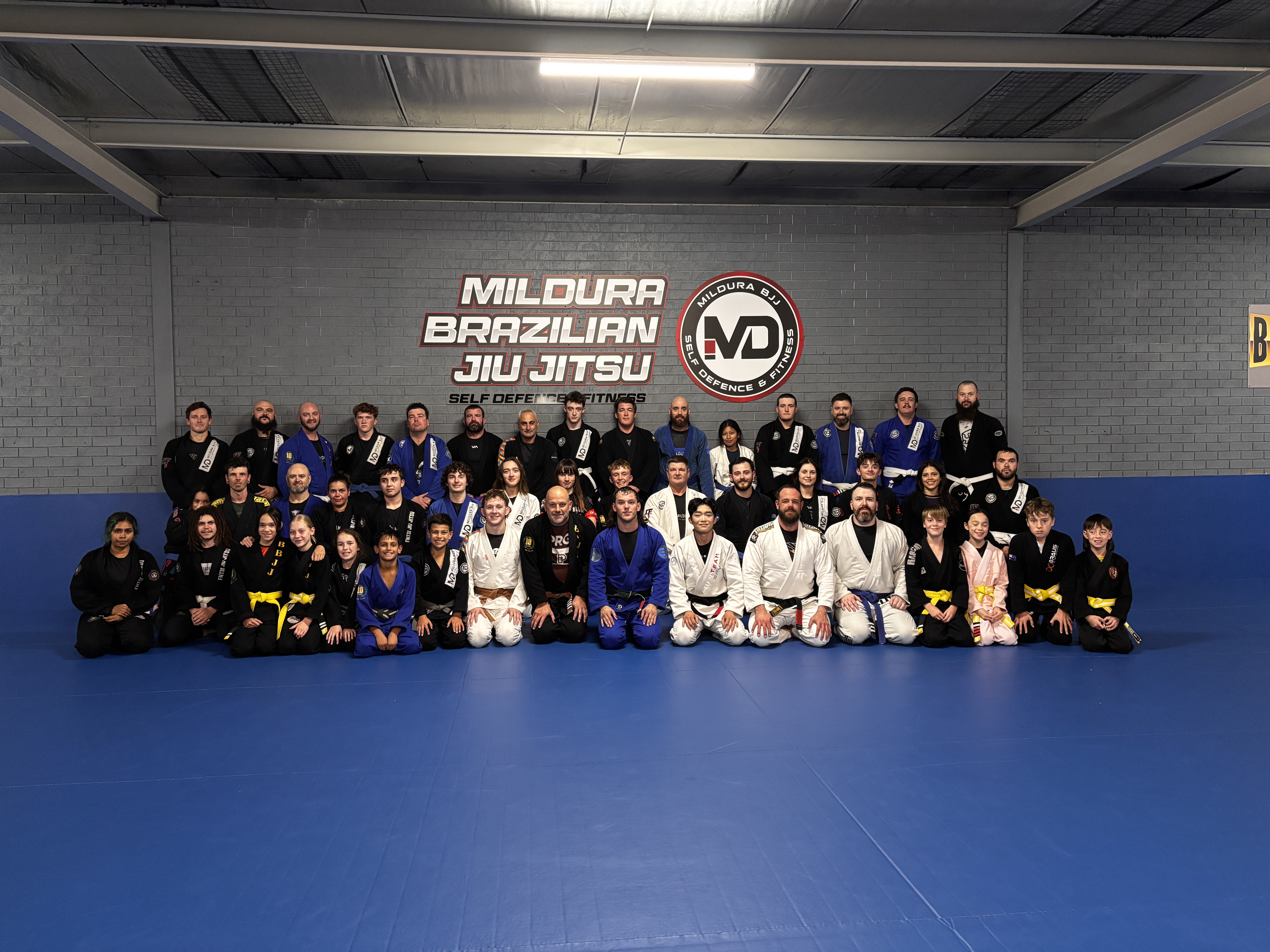 Jiu-jitsu classes Mildura Mildura Brazilian Jiu Jitsu — Group Team Photo No Gi