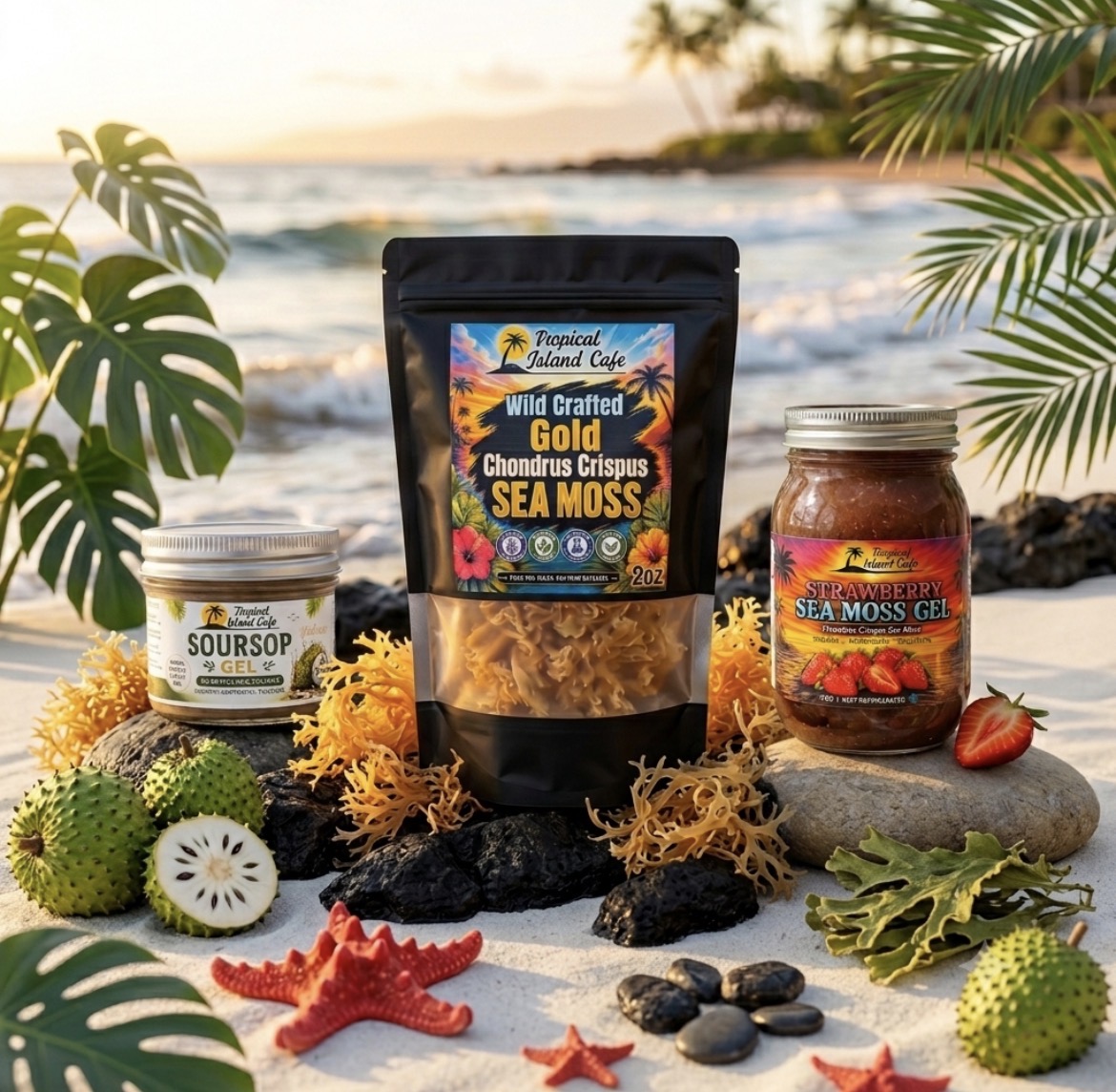 Tropical Island Cafe Sea Moss