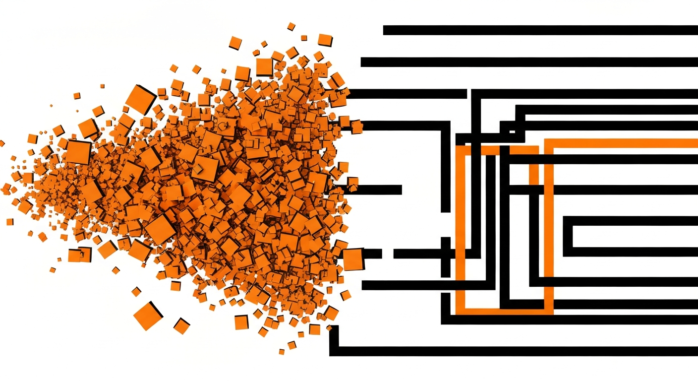 Chaotic workflow vs organized system