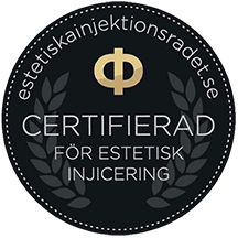 Certifierad av Estetiska Injektionsrådet