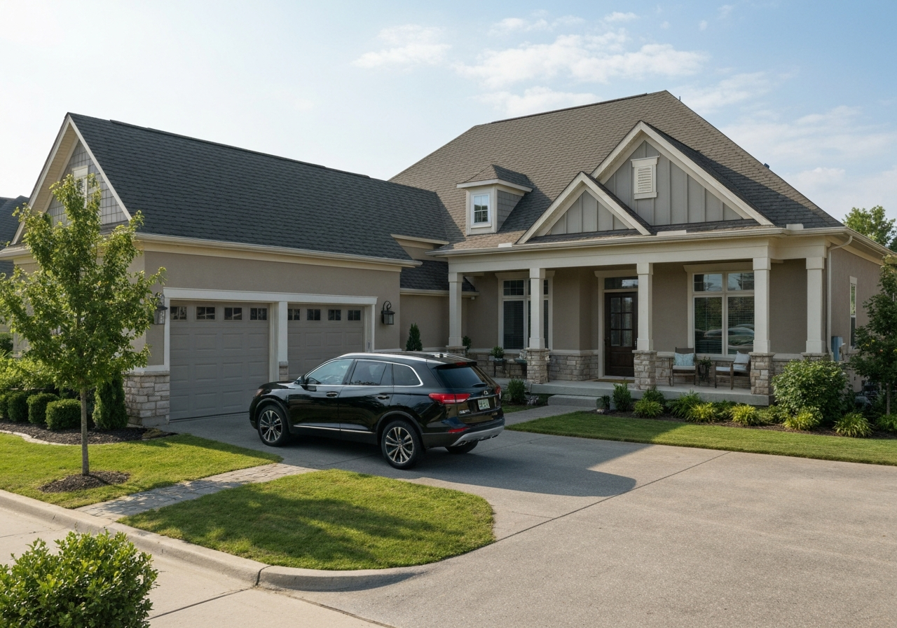 Family home and car