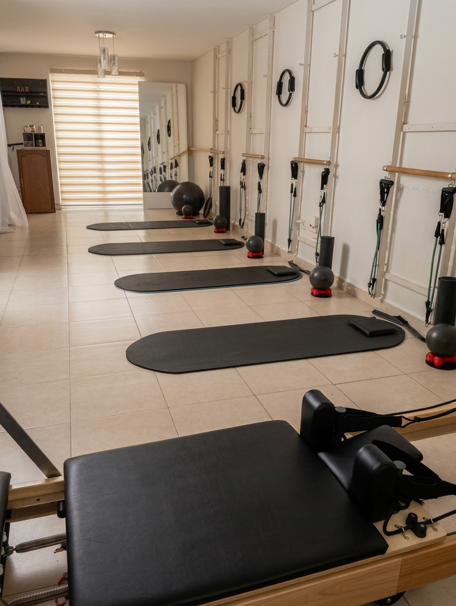 Instalaciones y equipo del estudio de Pilates PRISLATES en León 7