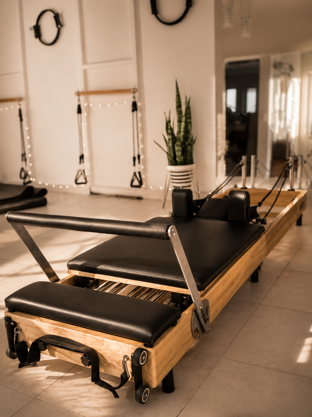 Instalaciones y equipo del estudio de Pilates PRISLATES en León 9
