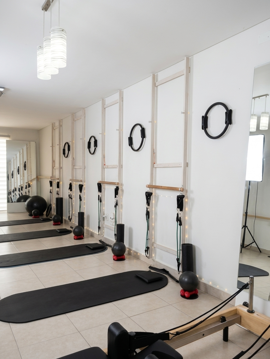 Instalaciones y equipo del estudio de Pilates PRISLATES en León 5