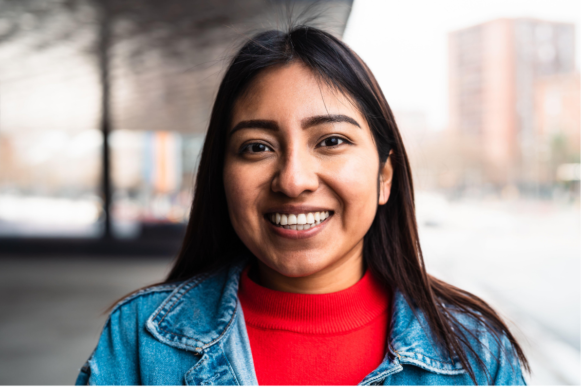 Smiling woman