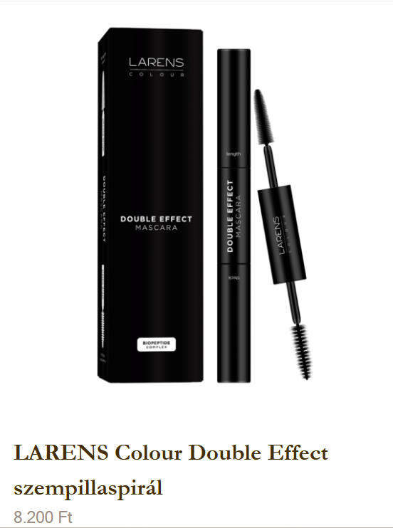 LARENS Colour Double Effect szempillaspirál