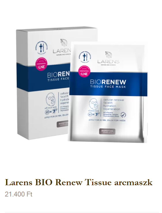 Larens BIO Renew Tissue arcmaszk