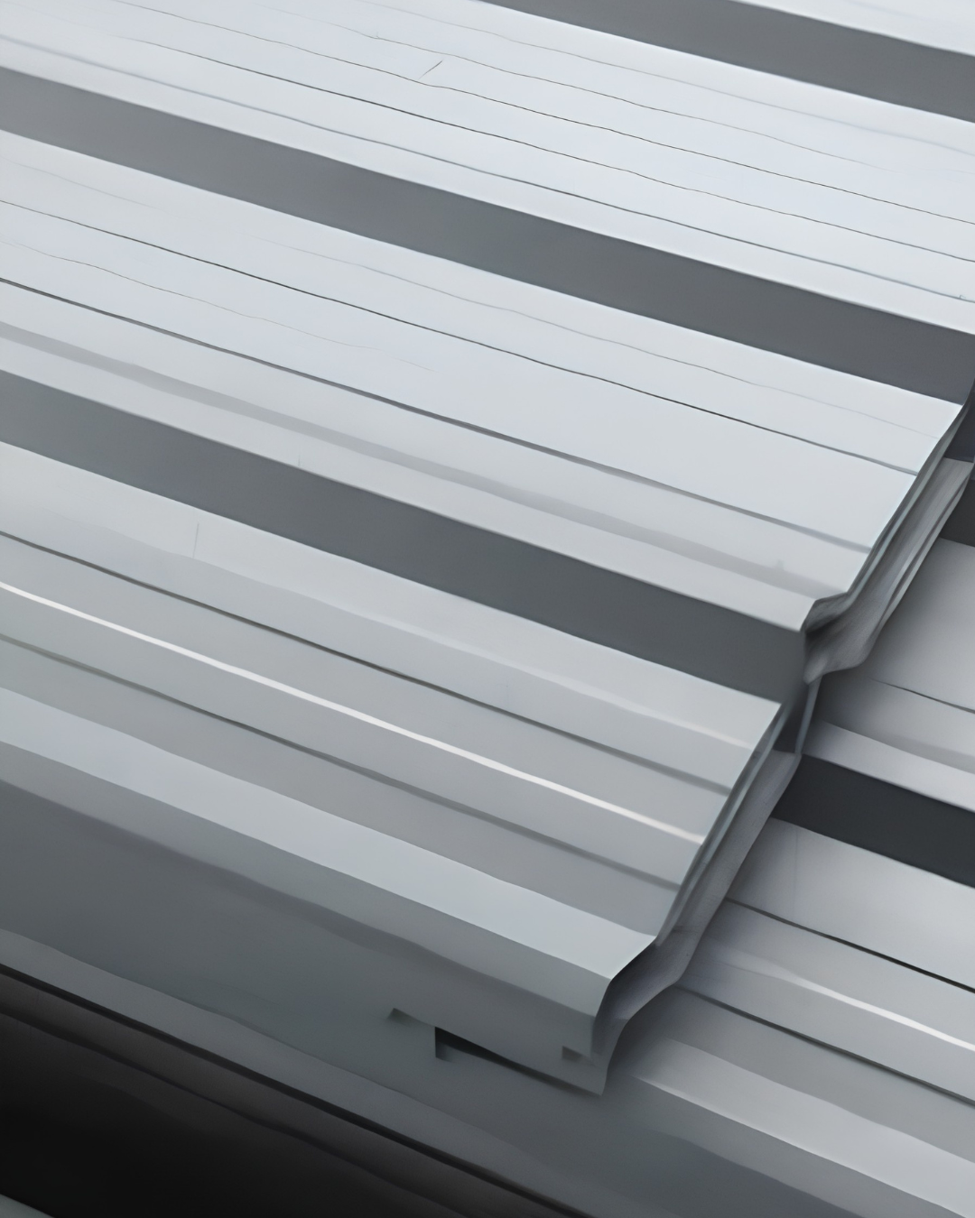 White Ribbed Panels