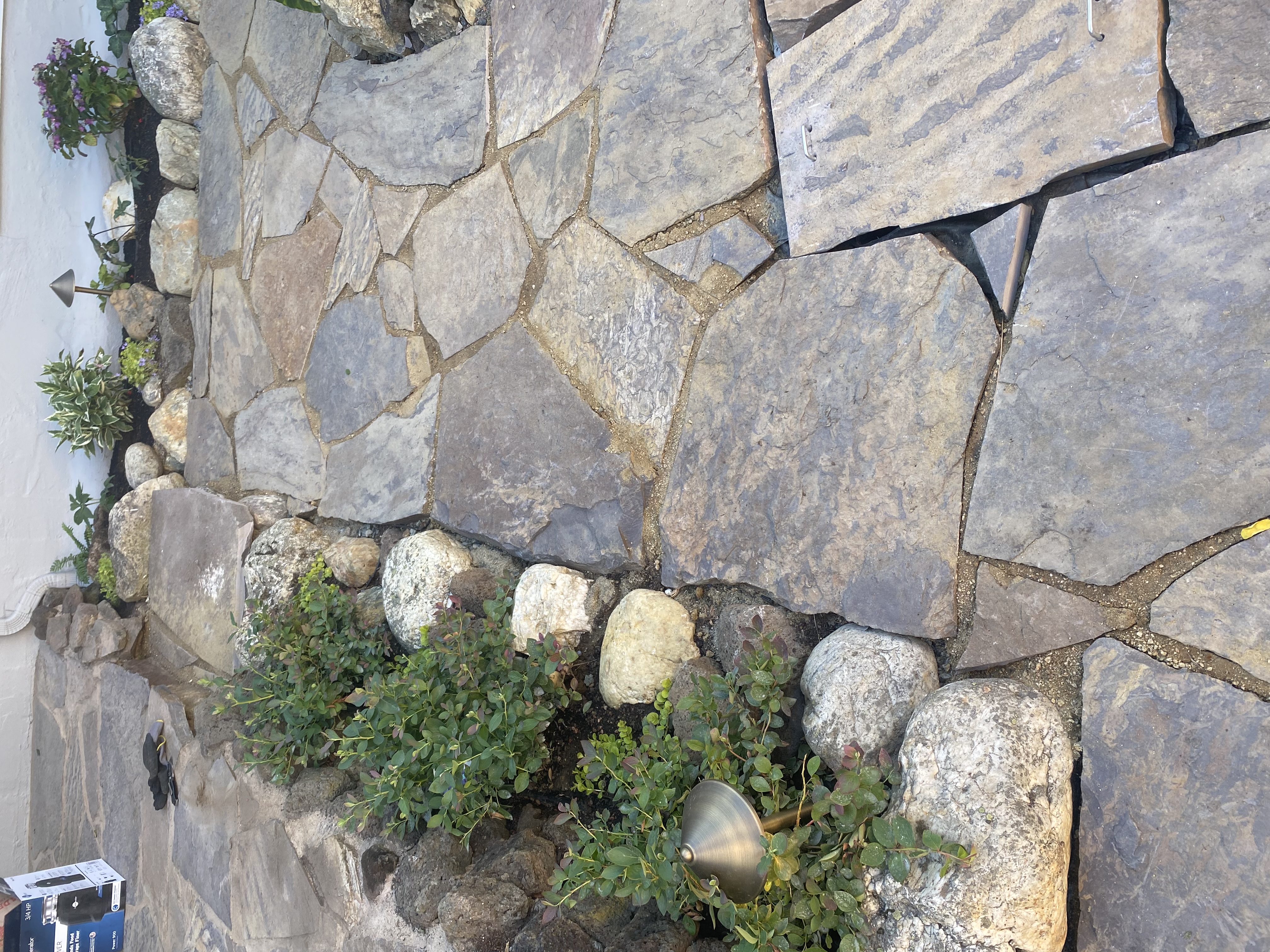 Pavers - Flagstone Patio with Boulders in Oakland / East Bay
