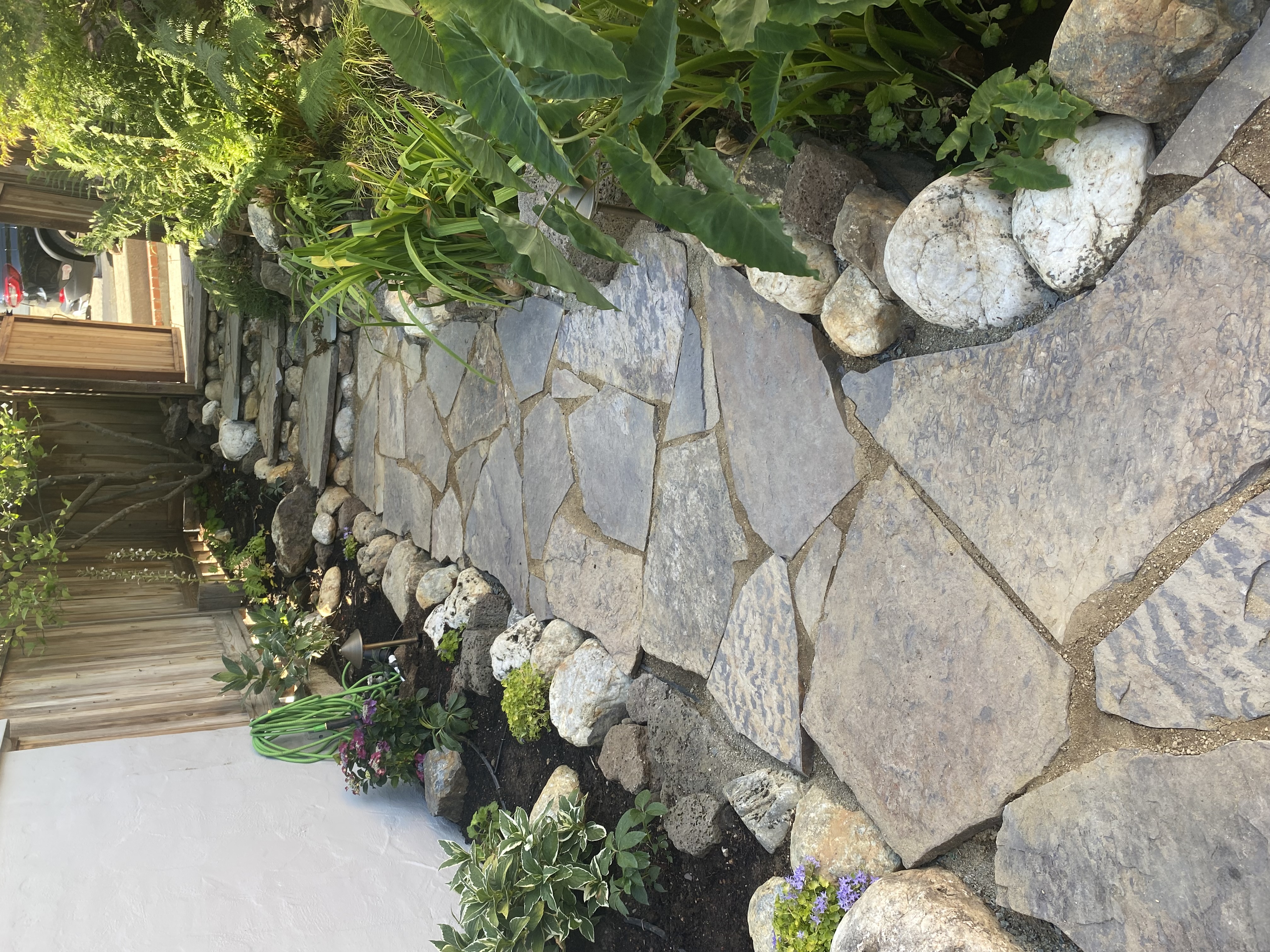 Stone garden path in Oakland / East Bay