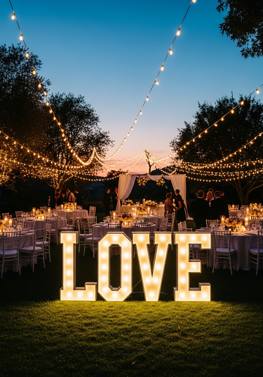 Love Marquee Letters