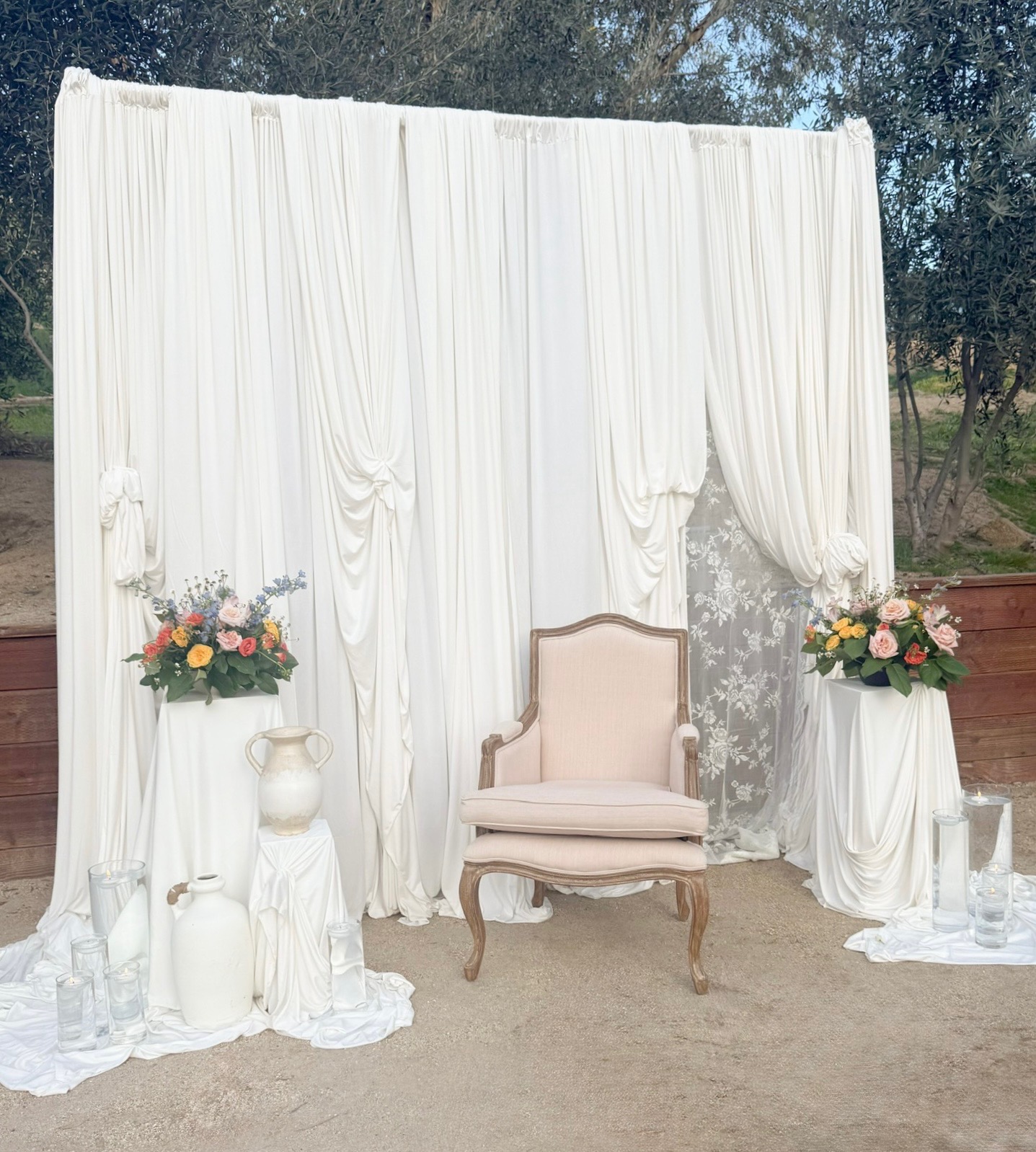 Draping & Flower Walls