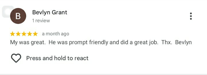 Bevlyn Grant 5-star Google Review