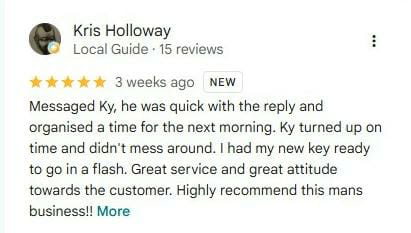 Kris Holloway 5-star Google Review