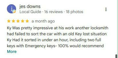 jes downs 5-star Google Review
