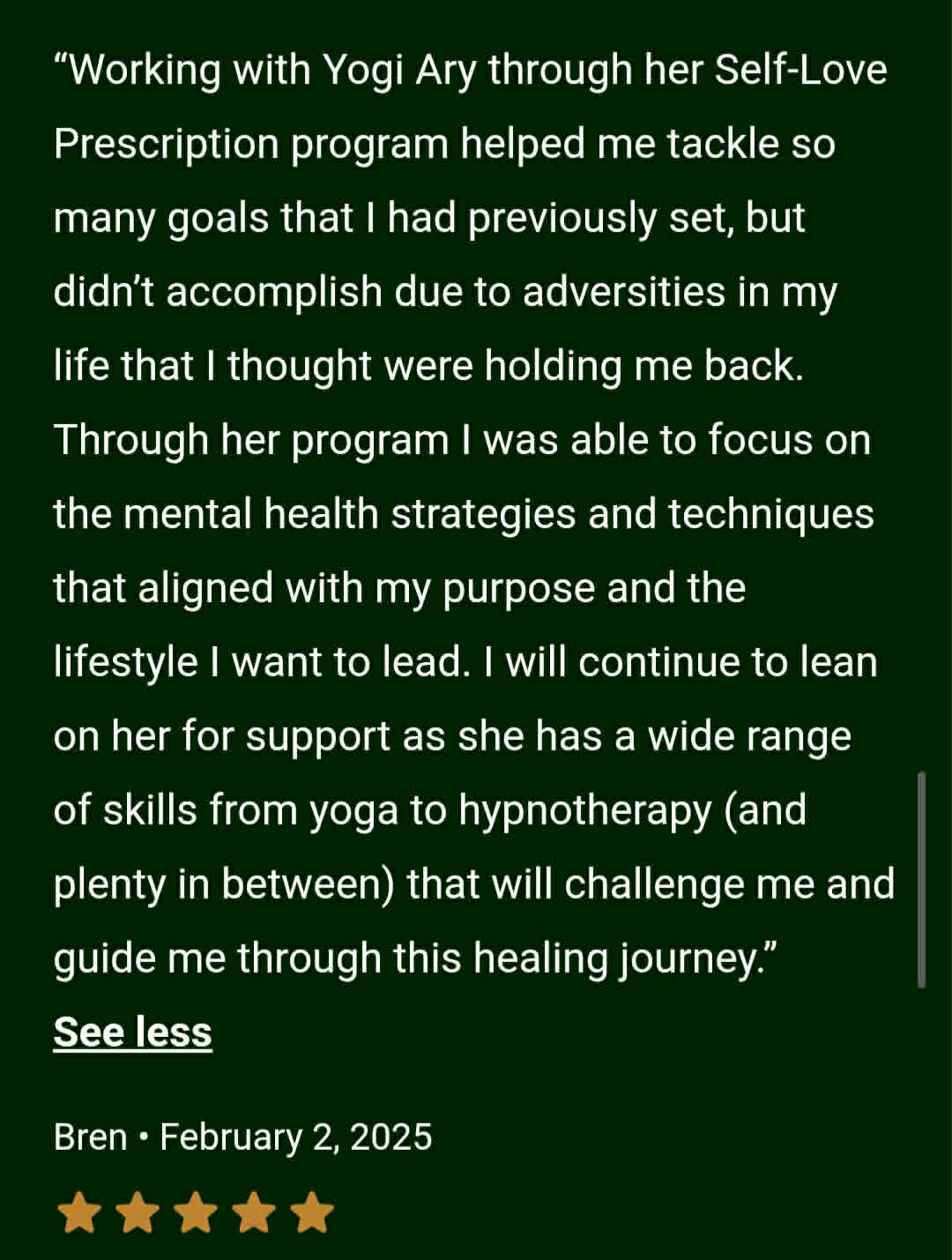 Client Testimonial